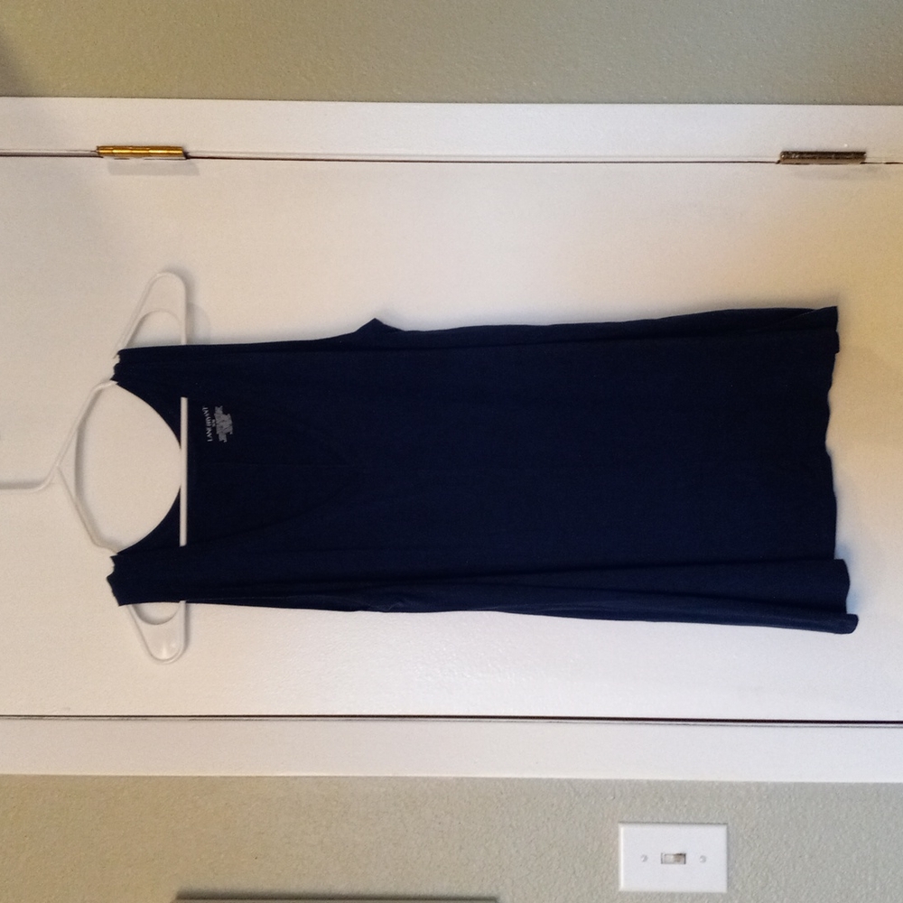 COPY - Lane Bryant blue jersey tank v-neck sz 14-16